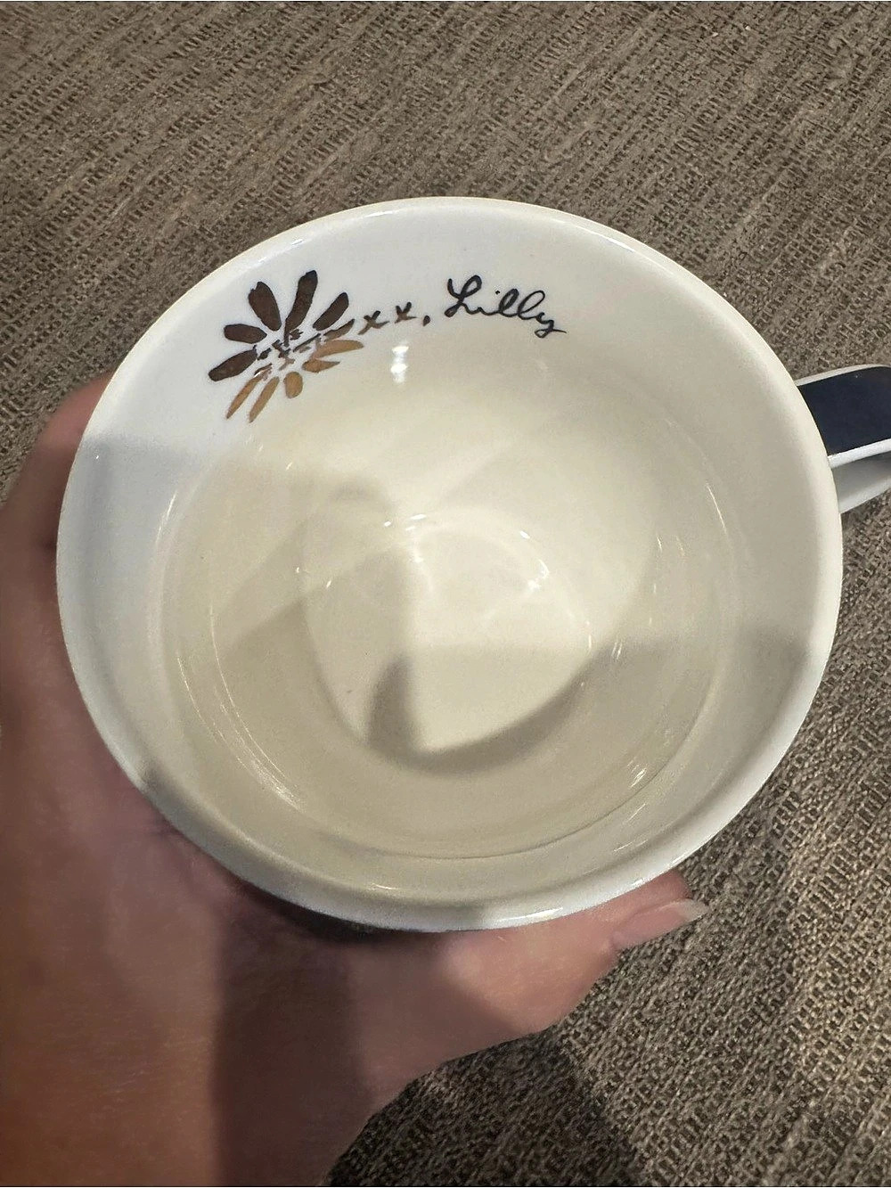 Lilly Pulitzer High Maintenance Blue Floral Ceramic Mug - Picture 8 of 11